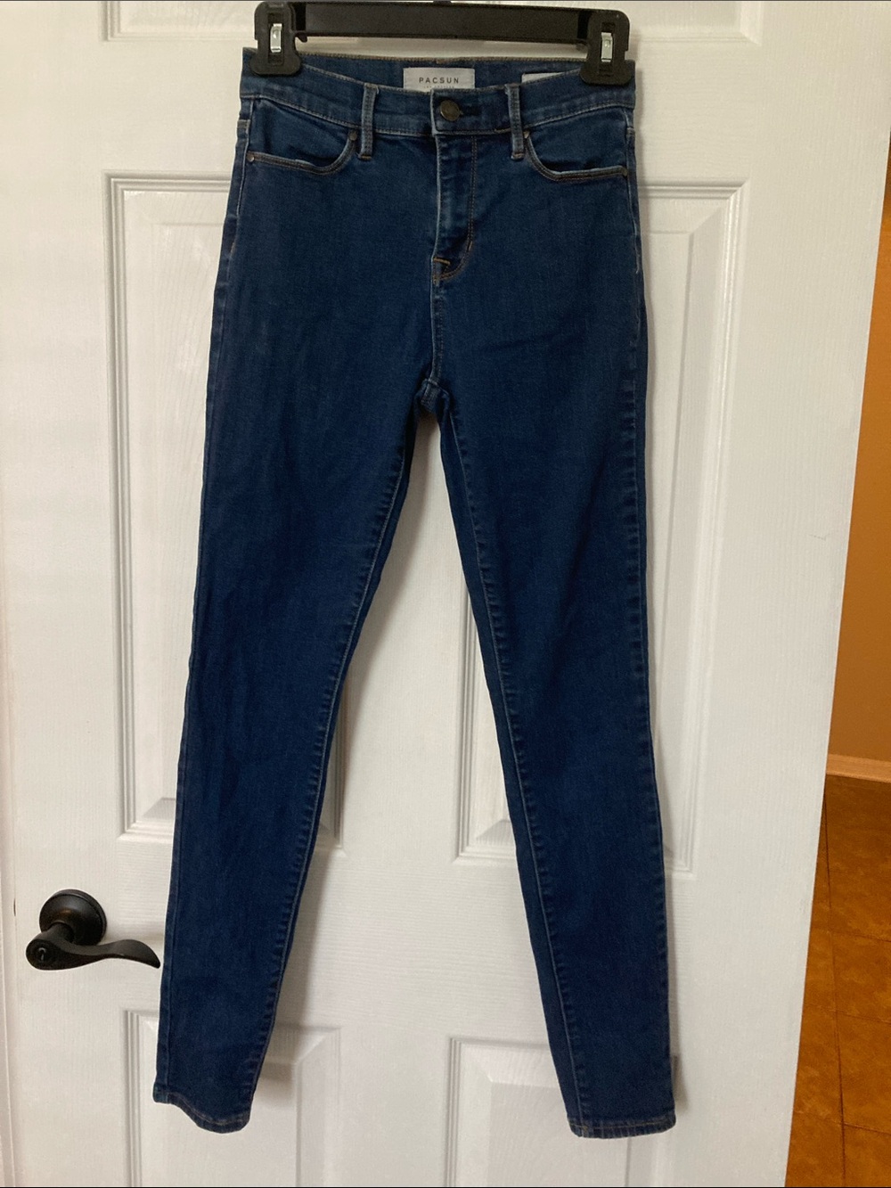 PacSun Dark Blue High Rise Jeggings 24